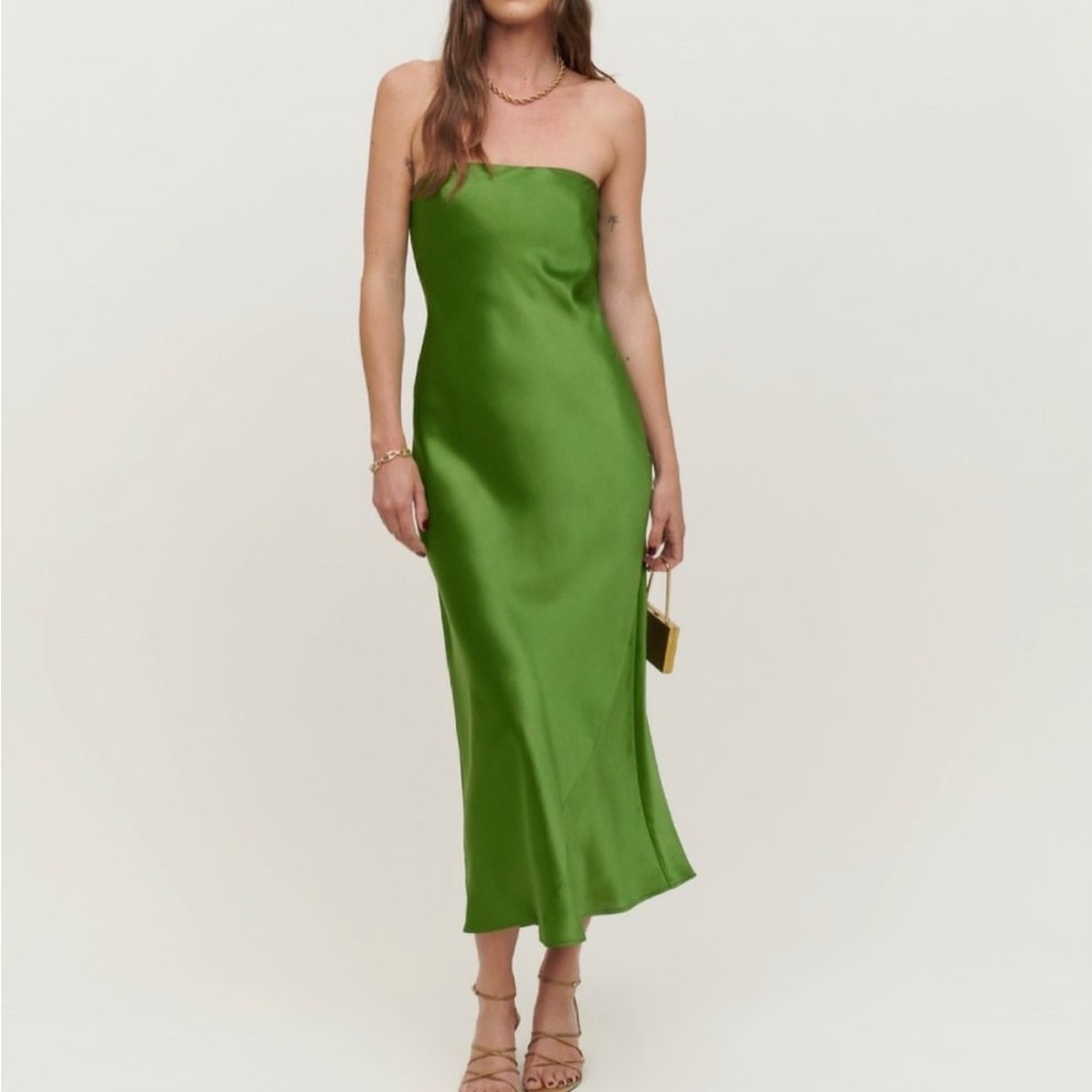 Reformation Joanne Silk Dress Size 12